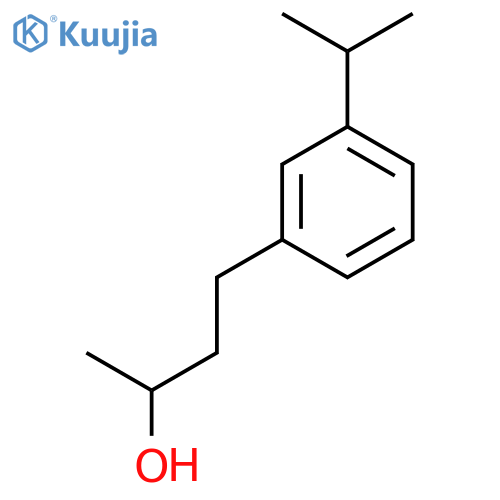 4-3-(propan-2-yl)phenylbutan-2-ol structure