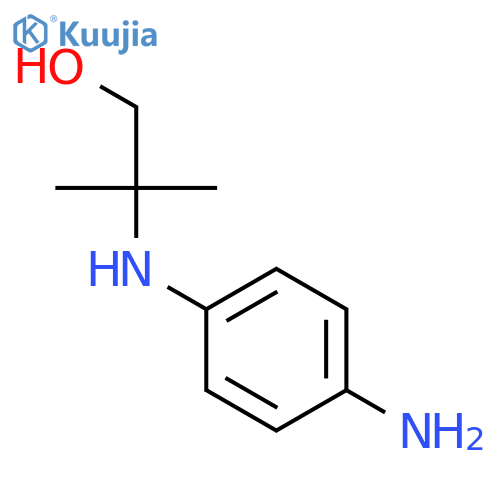1-PROPANOL, 2-[(4-AMINOPHENYL)AMINO]-2-METHYL- structure