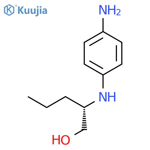 1-PENTANOL, 2-[(4-AMINOPHENYL)AMINO]-, (2S)- structure