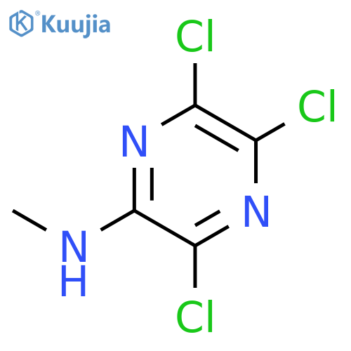3,5,6-Trichloro-N-methylpyrazin-2-amine structure