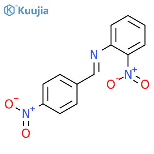 Benzenamine, 2-nitro-N-[(4-nitrophenyl)methylene]- structure