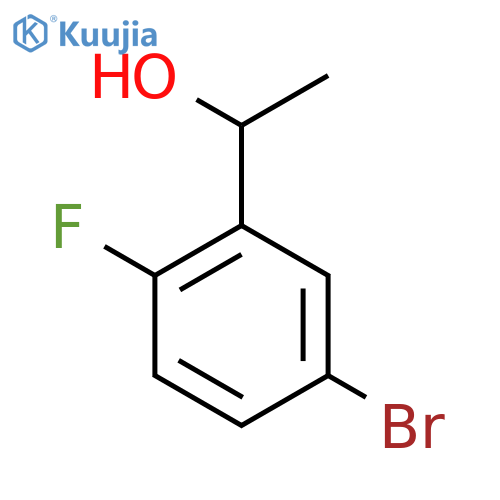 1-(5-bromo-2-fluorophenyl)ethan-1-ol structure
