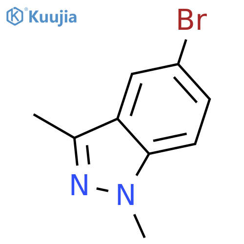 5-Bromo-1,3-dimethyl-1H-indazole structure