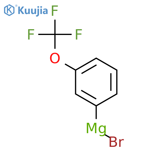 (3-(Trifluoromethoxy)phenyl)magnesium bromide, 0.50 M in THF structure