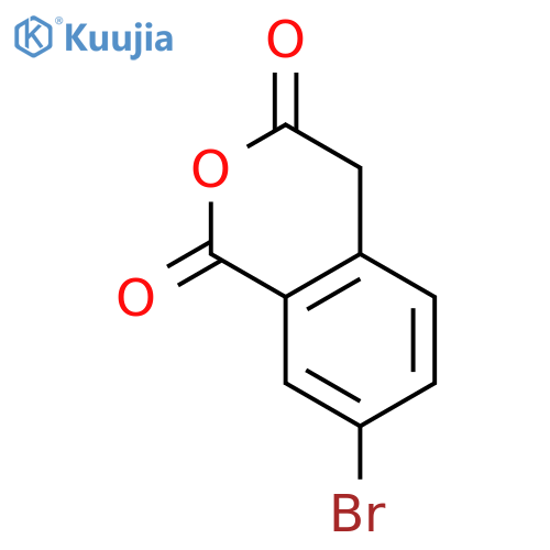 1H-2-Benzopyran-1,3(4H)-dione, 7-bromo- structure