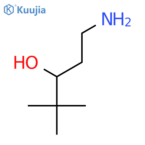 1-amino-4,4-dimethylpentan-3-ol structure