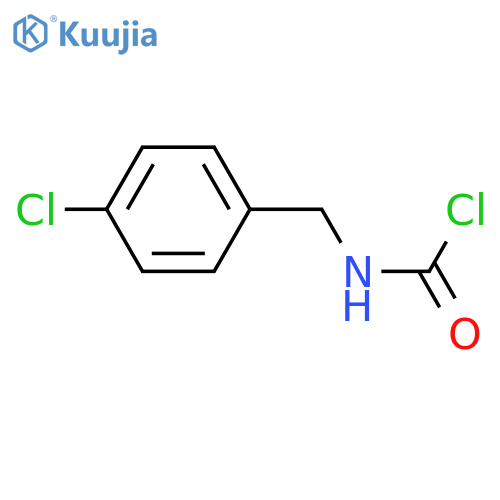 Carbamic chloride, (4-chlorophenyl)methyl- structure