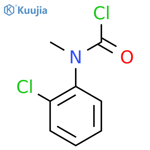 N-(2-chlorophenyl)-N-methylcarbamoyl chloride structure