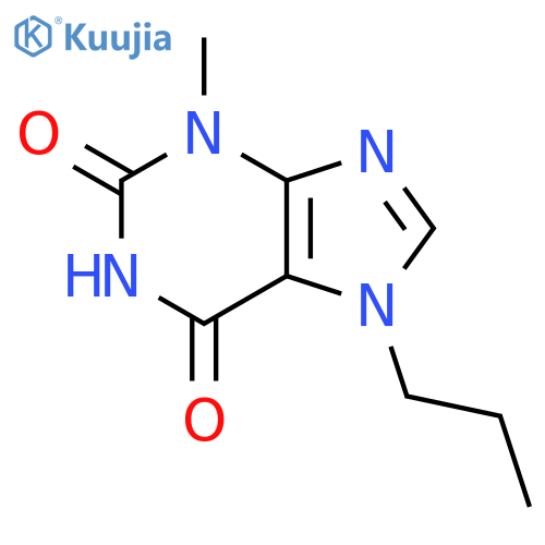 3-Methyl-7-propylxanthine structure