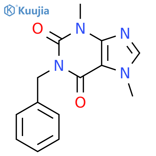 1-Benzyltheobromine structure