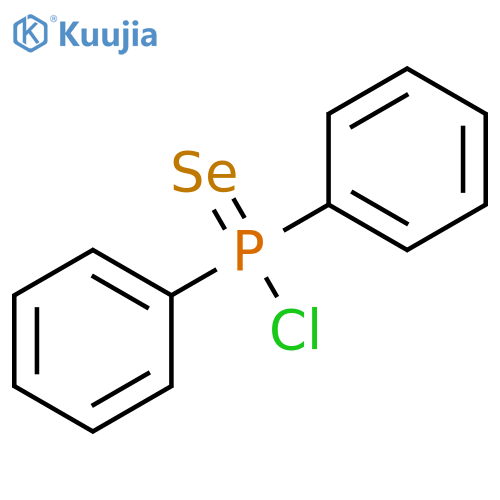 Phosphinoselenoic chloride, diphenyl- structure