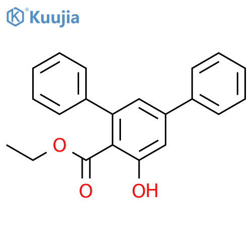 [1,1':3',1''-Terphenyl]-4'-carboxylic acid, 5'-hydroxy-, ethyl ester structure