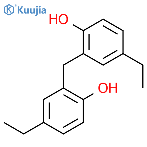 Phenol, 2,2'-methylenebis[4-ethyl- structure