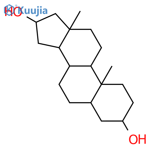 (3alpha,5alpha,16alpha)-Androstane-3,16-diol structure