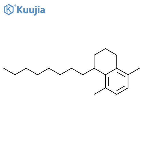 5,8-dimethyl-1-octyl-1,2,3,4-tetrahydronaphthalene structure