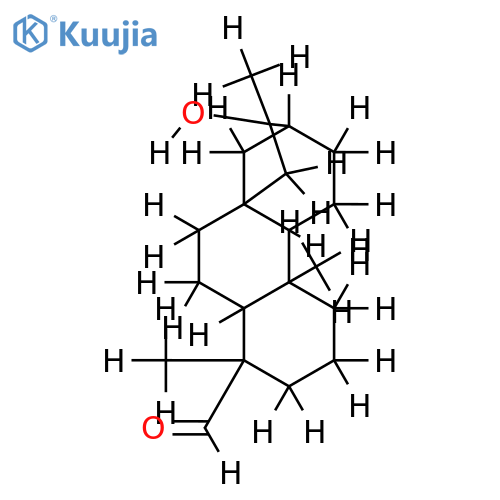 16 alpha-Hydroxy-kauran-19-al structure