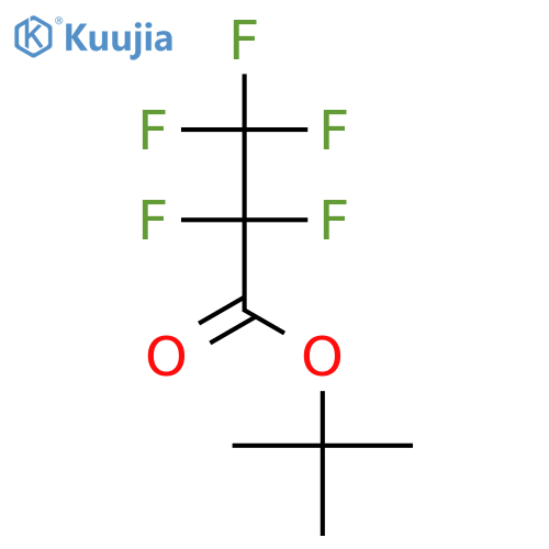 t-butyl pentafluoropropionate structure