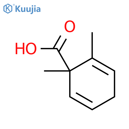 2,5-Cyclohexadiene-1-carboxylic acid, 1,2-dimethyl- structure