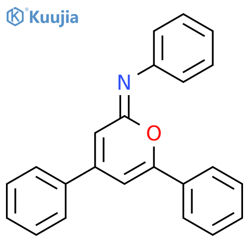 Benzenamine, N-(4,6-diphenyl-2H-pyran-2-ylidene)- structure