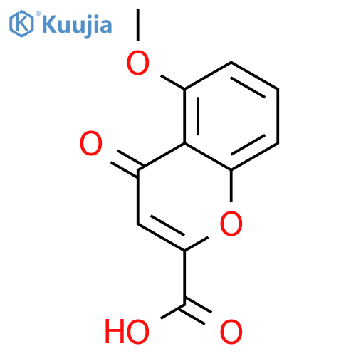 5-methoxy-4-oxo-4H-chromene-2-carboxylic acid structure
