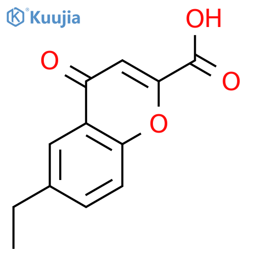 6-ethyl-4-oxo-4H-chromene-2-carboxylic Acid structure