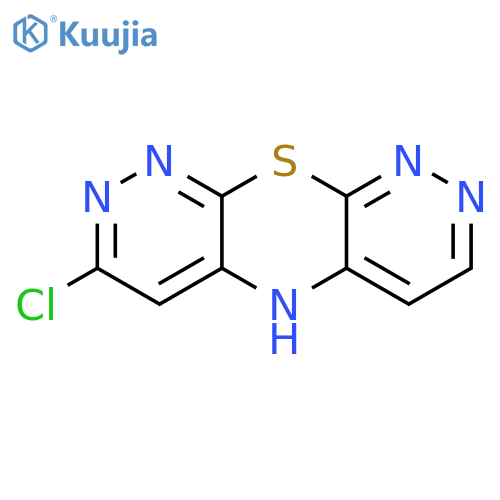 5H-DIPYRIDAZINO[3,4-B:4',3'-E][1,4]THIAZINE, 3-CHLORO- structure