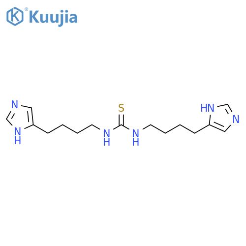 Thiourea, N,N'-bis[4-(1H-imidazol-4-yl)butyl]- structure