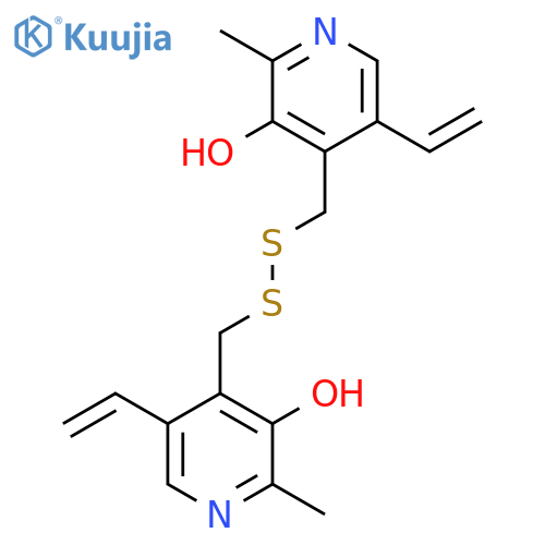 3-Pyridinol,4,4'-[dithiobis(methylene)]bis[5-ethenyl-2-methyl- (9CI) structure