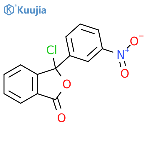 1(3H)-Isobenzofuranone, 3-chloro-3-(3-nitrophenyl)- structure