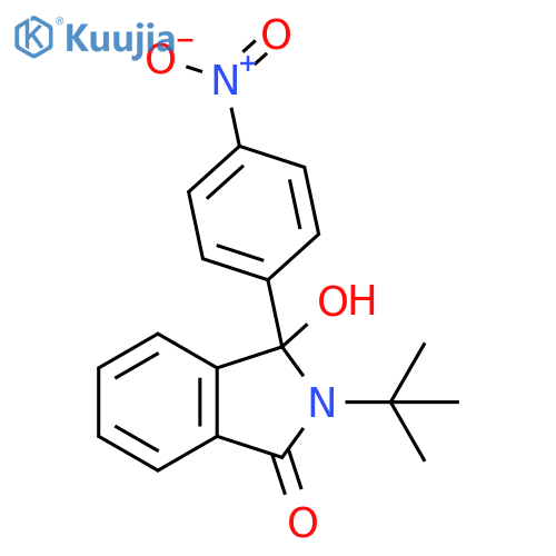 1H-Isoindol-1-one,2-(1,1-dimethylethyl)-2,3-dihydro-3-hydroxy-3-(4-nitrophenyl)- structure