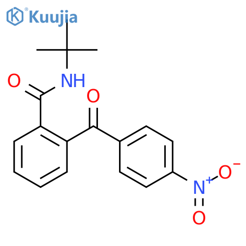 Benzamide, N-(1,1-dimethylethyl)-2-(4-nitrobenzoyl)- structure