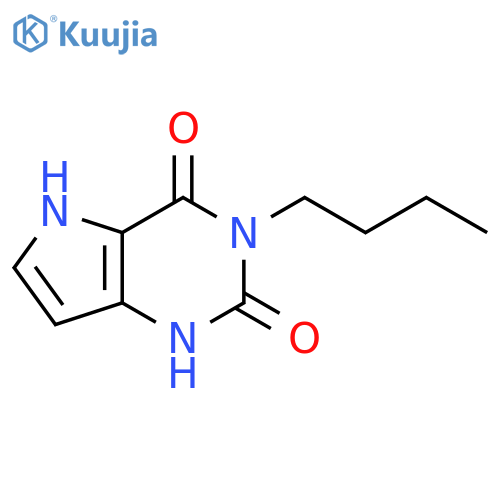 3-butyl-1H-pyrrolo[3,2-d]pyrimidine-2,4(3H,5H)-dione structure