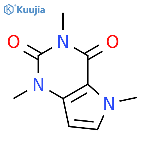 1,3,5-trimethyl-1H-Pyrrolo[3,2-d]pyrimidine-2,4(3H,5H)-dione structure