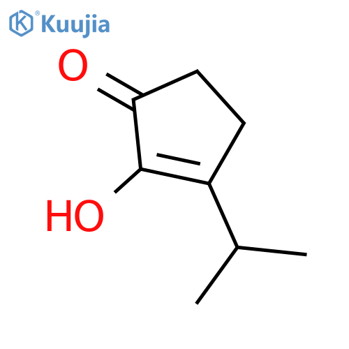 2-Hydroxy-3-i-propyl-2-cyclopenten-1-on structure