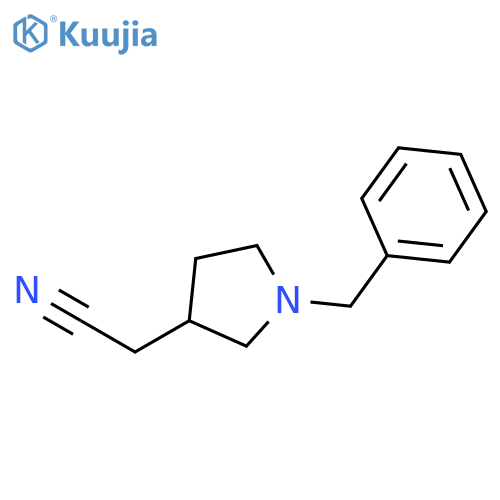 2-(1-Benzylpyrrolidin-3-yl)acetonitrile structure