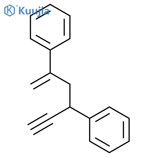 Benzene, 1,1'-(1-ethynyl-3-methylene-1,3-propanediyl)bis- structure