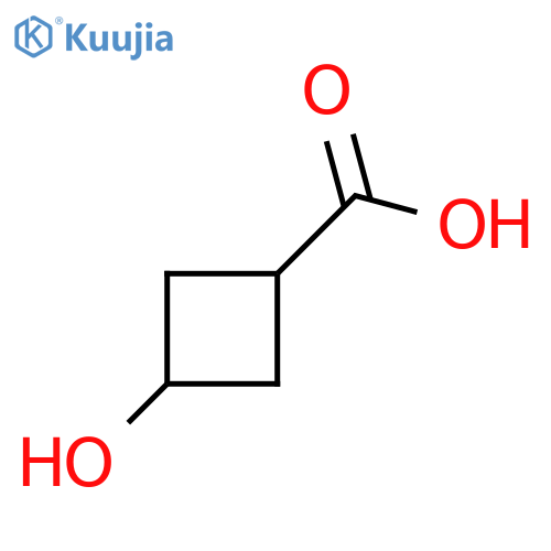 cis-3-Hydroxycyclobutanecarboxylic acid structure