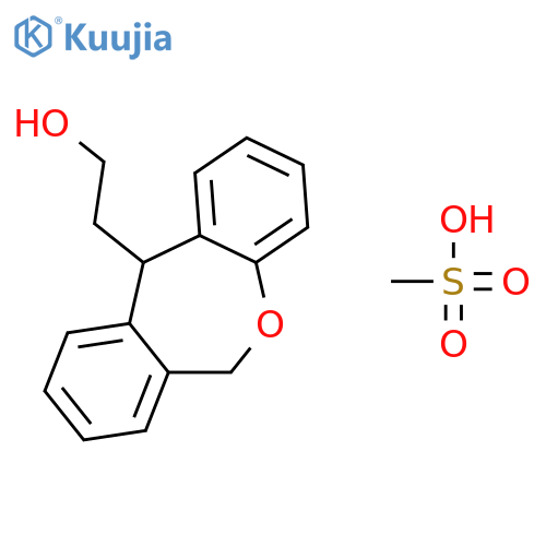 Dibenz[b,e]oxepin-11-ethanol, 6,11-dihydro-, methanesulfonate structure