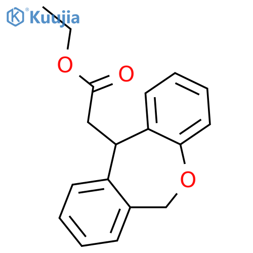 Dibenz[b,e]oxepin-11-acetic acid, 6,11-dihydro-, ethyl ester structure