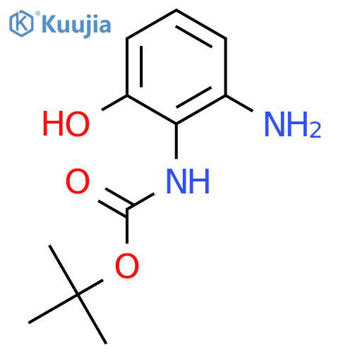 Carbamic acid, (2-amino-6-hydroxyphenyl)-, 1,1-dimethylethyl ester structure