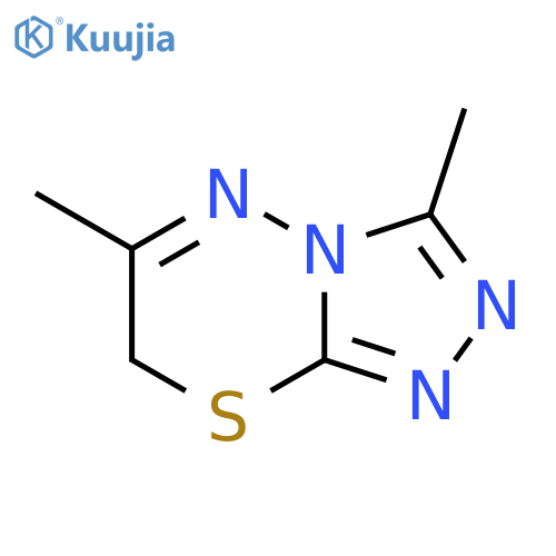 3,6-dimethyl-7H-1,2,4triazolo3,4-b1,3,4thiadiazine structure