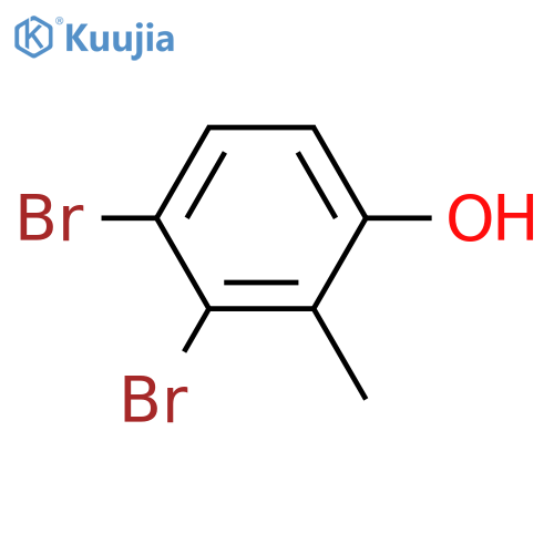 3,4-Dibromo-2-methylphenol structure