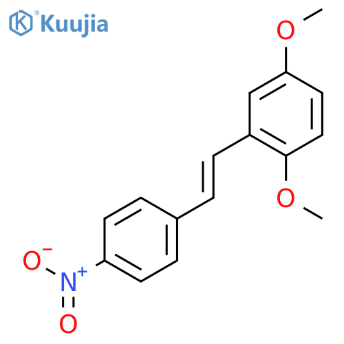 trans-2,5-Dimethoxy-4'-nitrostilbene structure