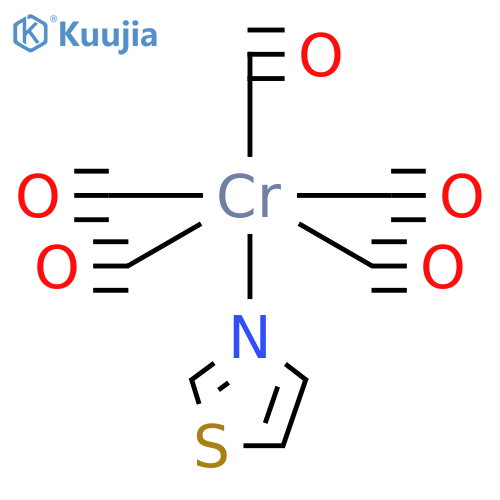 Chromium, pentacarbonyl(thiazole-N3)-, (OC-6-22)- (9CI) structure