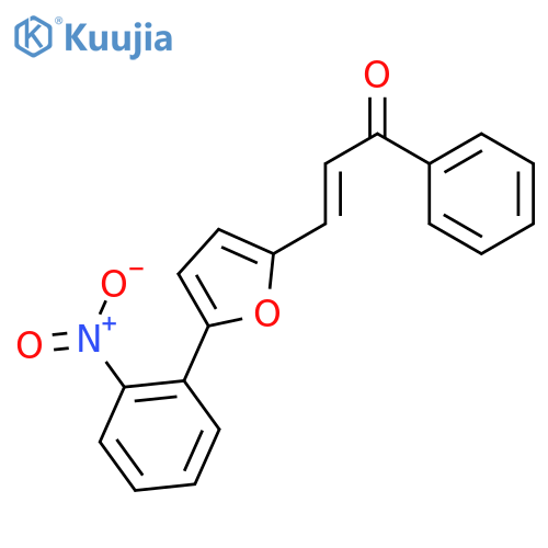 (2E)-3-[5-(2-nitrophenyl)furan-2-yl]-1-phenylprop-2-en-1-one structure
