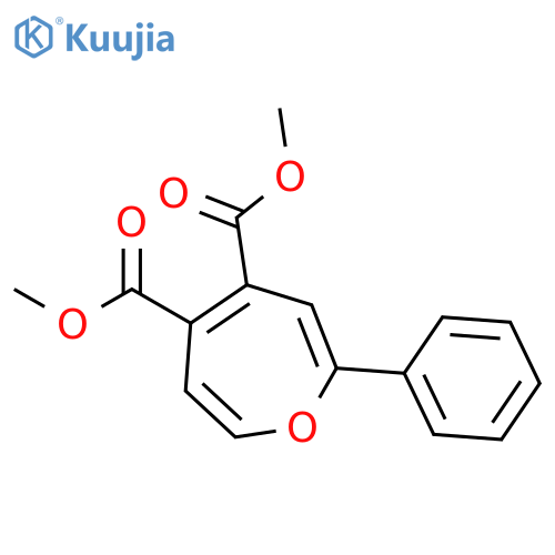 4,5-OXEPINDICARBOXYLIC ACID, 2-PHENYL-, DIMETHYL ESTER structure