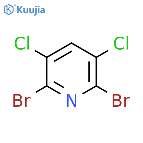 2,6-dibromo-3,5-dichloropyridine structure