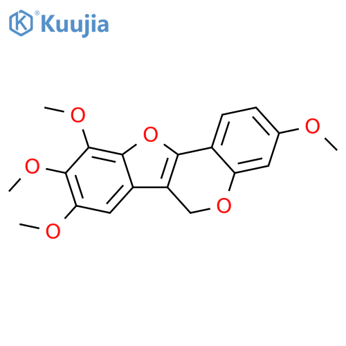 6H-Benzofuro[3,2-c][1]benzopyran,3,8,9,10-tetramethoxy- structure