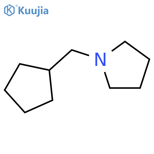 PYRROLIDINE, 1-(CYCLOPENTYLMETHYL)- structure