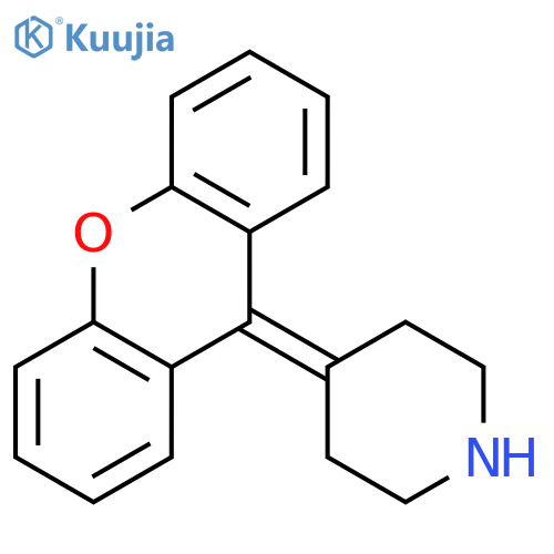 PIPERIDINE, 4-(9H-XANTHEN-9-YLIDENE)- structure